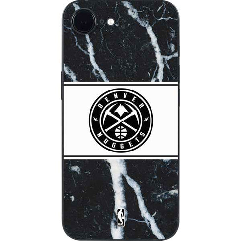 NBA Denver Nuggets Marble iPhone 16e Skin